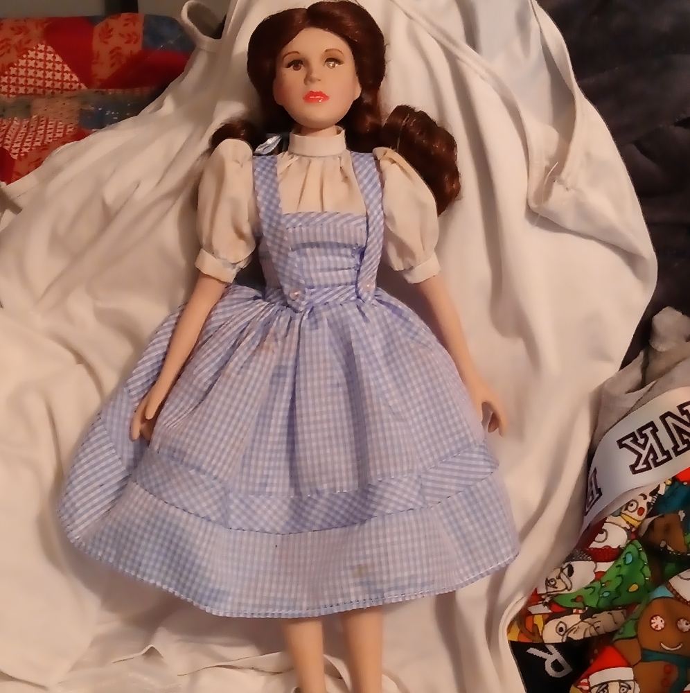 Porcelain Blue and White Dorothy Doll